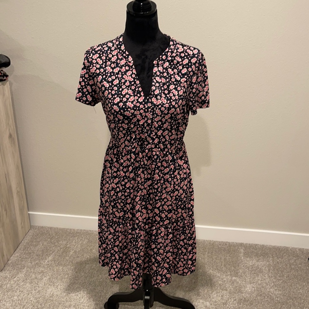 Black Flower Dress